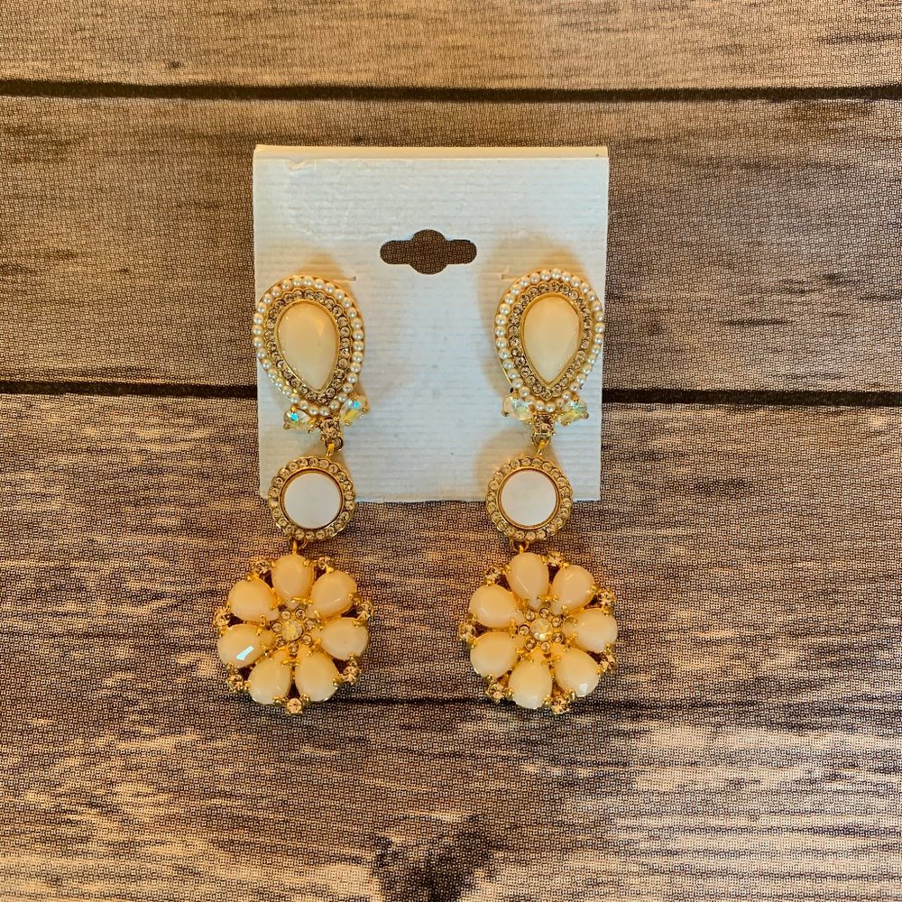Floral Drop Earrings
